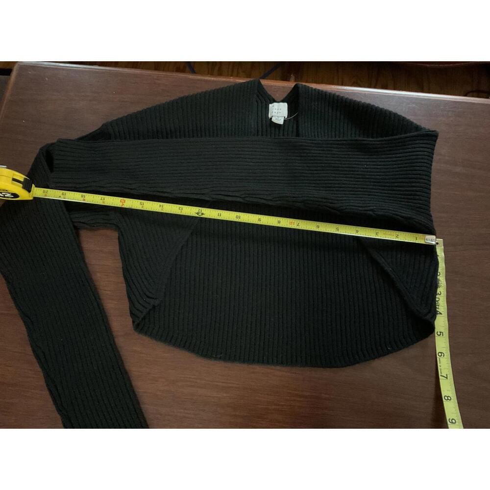 a new day black shrug cardigan long sleeve sweater Medium - Picture 7 of 7